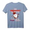An Weihnachten auf den Wein achten - Lustiges Flachwitz T-Shirt mit Weihnachtsmann für Weintrinker und Humorliebhaber