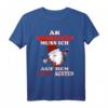 An Weihnachten auf den Wein achten - Lustiges Flachwitz T-Shirt mit Weihnachtsmann für Weintrinker und Humorliebhaber