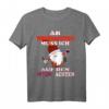 An Weihnachten auf den Wein achten - Lustiges Flachwitz T-Shirt mit Weihnachtsmann für Weintrinker und Humorliebhaber