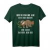 Heute mache ich erstmal nichts Faultier T-Shirt – Lustiges Geschenk für Morgenmuffel, Faulenzer & Entspannungsfans