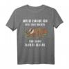 Heute mache ich erstmal nichts Faultier T-Shirt – Lustiges Geschenk für Morgenmuffel, Faulenzer & Entspannungsfans