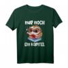 Bücherwurm T-Shirt 'Nur noch ein Kapitel' - Lustiges Leset-Shirt für Leseratten, Damen & Bücherliebhaberinnen als Geschenkidee