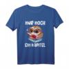 Bücherwurm T-Shirt 'Nur noch ein Kapitel' - Lustiges Leset-Shirt für Leseratten, Damen & Bücherliebhaberinnen als Geschenkidee
