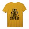 Eat Sleep Ski Repeat T-Shirt – Perfektes Geschenk für Skifahrer, Wintersport- und Skiferienliebhaber zu Weihnachten & Geburtstag