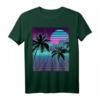 Retro 80er Vaporwave Sunrise Outrun Gitter T-Shirt – Vintage 90er Design, Otaku Geschenk, Digitale Kunst & Popkultur Stil
