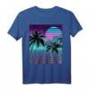 Retro 80er Vaporwave Sunrise Outrun Gitter T-Shirt – Vintage 90er Design, Otaku Geschenk, Digitale Kunst & Popkultur Stil