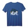 Lustiges fauler Pinguin entspanntes Nope nicht heute T-Shirt – Perfektes Geschenk für Entspannung und Humor zum Geburtstag oder Weihnachten