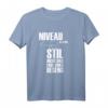 Humorvolles T-Shirt mit Spruch: Niveau ist keine Creme und Stil nicht das Ende eines Besens – Perfektes Geschenk für Freunde & Familie zu Weihnachten oder Geburtstag