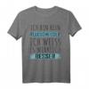 Klugscheisser Besserwisser Schlaumeier Student T-Shirt – Lustiges Statement für Abschluss, Geburtstag & Weihnachten