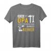 Wenn Opa es nicht reparieren kann, kann es keiner T-Shirt – Lustiges Geschenk für Großväter, Opas, Enkelkinder & Familien