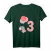 Kinder Geburtstagsshirt für 3 Jahre Mädchen - Süße Maus mit Luftballons & Zahl Drei, Perfekt für Geburtstag & Feieroutfit