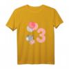 Kinder Geburtstagsshirt für 3 Jahre Mädchen - Süße Maus mit Luftballons & Zahl Drei, Perfekt für Geburtstag & Feieroutfit