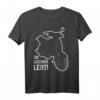 Alte Schule Mopedfahrer Simson SR50 T-Shirt – Vintage Kultmodell für Moped- und Motorradliebhaber, Schrauber & Tüftler Geschenkidee