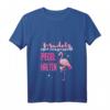 Egal was passiert pegel halten Flamingo Party T-Shirt für Mädels & Junggesellinnenabschied - Lustiges Sauf-Shirt für JGA, Mallorca & Feierlichkeiten