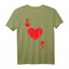 König der Herzen Spielkarte Halloween-Kostüm T-Shirt – Perfekt für Partys, Cosplay & als Geschenk für Karten- und Pokerliebhaber