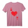 König der Herzen Spielkarte Halloween-Kostüm T-Shirt – Perfekt für Partys, Cosplay & als Geschenk für Karten- und Pokerliebhaber