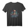 Cooler Nerdy Oktopus mit Brille und Kopfhörern T-Shirt – Lustiges Meerestier Design für Kinder, Fans und Musikliebhaber