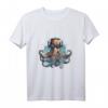 Cooler Nerdy Oktopus mit Brille und Kopfhörern T-Shirt – Lustiges Meerestier Design für Kinder, Fans und Musikliebhaber