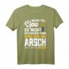Geschenk für Großvater: Wenn Opa es nicht reparieren kann, T-Shirt mit lustigem Spruch – Ideales Geschenk zum Geburtstag, Weihnachten & Vatertag