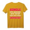 Single Bitte Antwort T-Shirt – Perfektes Partyoutfit für Singles, Junggesellen & Partnersuchende