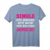 Single Bitte Antwort T-Shirt – Perfektes Partyoutfit für Singles, Junggesellen & Partnersuchende