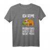 Lustiges Faultier T-Shirt mit Spruch 'Ich atme produktiver wird es heute nicht mehr' – Perfekte Geschenkidee für Faulenzer, Geniesser & Büro-Chiller