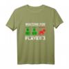 Gamer Waiting for Player 3 Schwangerschaft Verkünden T-Shirt - Perfekt für werdende Mütter und Nerd-Paare, um die Babyfreude zu zeigen