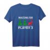Gamer Waiting for Player 3 Schwangerschaft Verkünden T-Shirt - Perfekt für werdende Mütter und Nerd-Paare, um die Babyfreude zu zeigen