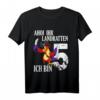Kinder Lustiges Piraten Kindergeburtstag Party T-Shirt - Perfektes Geschenk für 5-Jährige Piratenfans & Geburtstagskinder