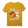 Kinder Lustiges Piraten Kindergeburtstag Party T-Shirt - Perfektes Geschenk für 5-Jährige Piratenfans & Geburtstagskinder