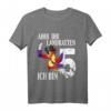 Kinder Lustiges Piraten Kindergeburtstag Party T-Shirt - Perfektes Geschenk für 5-Jährige Piratenfans & Geburtstagskinder