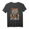 Wenn Peter es nicht reparieren kann Baustelle Elektriker T-Shirt – Lustiges Handwerker Outift für Bau- & Handwerksberufe