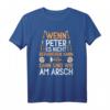 Wenn Peter es nicht reparieren kann Baustelle Elektriker T-Shirt – Lustiges Handwerker Outift für Bau- & Handwerksberufe