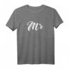 Hochzeits-Geschenk Mr. Est. 2023 Bräutigam T-Shirt - Lustiges Personalisiertes Ehe-Design für Hochzeit & Flitterwochen