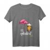 Damen Flamingo Es Eskaliert Eh T-Shirt - Lustig Party, Festival & Disko Design mit V-Ausschnitt, Perfekt für Feiern & Geschenke
