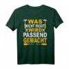 Baumeister T-Shirt – Was nicht passt wird passend gemacht – Geschenkidee für Bauarbeiter, Handwerker & Vatertag für Vater im Baugewerbe
