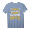 Baumeister T-Shirt – Was nicht passt wird passend gemacht – Geschenkidee für Bauarbeiter, Handwerker & Vatertag für Vater im Baugewerbe