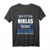 Niklas Name Vorname Geschenk T-Shirt – Personalisierte Geschenkidee für Fans, Freunde und Geburtstagskinder