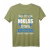 Niklas Name Vorname Geschenk T-Shirt – Personalisierte Geschenkidee für Fans, Freunde und Geburtstagskinder