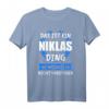 Niklas Name Vorname Geschenk T-Shirt – Personalisierte Geschenkidee für Fans, Freunde und Geburtstagskinder