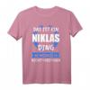 Niklas Name Vorname Geschenk T-Shirt – Personalisierte Geschenkidee für Fans, Freunde und Geburtstagskinder