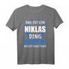 Niklas Name Vorname Geschenk T-Shirt – Personalisierte Geschenkidee für Fans, Freunde und Geburtstagskinder