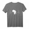 Afrika Herzschlag Safari T-Shirt – Perfekt für Afrika-Reisen, Safari-Abenteuer & Urlaub in Südafrika für Kinder, Männer & Frauen