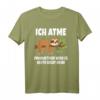 Ich Atme Produktiver Wird Es Nicht Faultier Geschenk T-Shirt - Lustiges, entspanntes Faultier T-Shirt für Geburtstage & Weihnachten