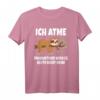 Ich Atme Produktiver Wird Es Nicht Faultier Geschenk T-Shirt - Lustiges, entspanntes Faultier T-Shirt für Geburtstage & Weihnachten