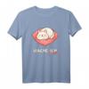 Faulenzer Katze T-Shirt - Lustiges Geschenk für Katzenbesitzer und Gemütliche, ideal zum Geburtstag & als Geschenk für Tierliebhaber
