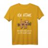 Ich atme - Lustiges Faultier T-Shirt für Entspannung, Relaxen & Stressabbau