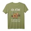 Ich atme - Lustiges Faultier T-Shirt für Entspannung, Relaxen & Stressabbau