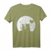 Hase und Bär Liebespaar T-Shirt mit Vollmond – Romantisches Geschenk für Valentinstag, Geburtstag & Liebe