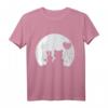 Hase und Bär Liebespaar T-Shirt mit Vollmond – Romantisches Geschenk für Valentinstag, Geburtstag & Liebe